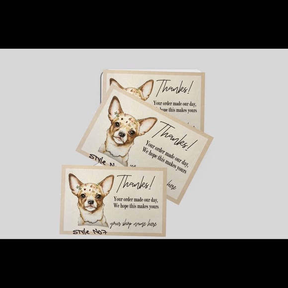 New Thank you Card, Personalized 100 Poshmark  Thank You Cards - Picture 4 of 8